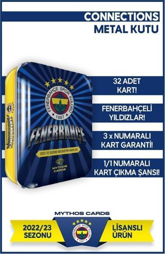 Mythos Cards Fenerbahçe Connections 2022-2023 Metal Kutu Futbolcu Kartları