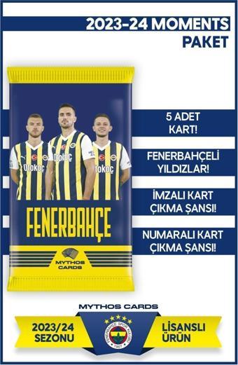 Mythos Cards Fenerbahçe Moments 2023-24 Sezonu Futbolcu Kartları