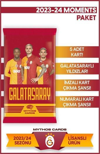 Mythos Cards Galatasaray Moments 2023-2024 Sezonu Futbolcu Kartları