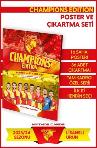 Mythos Cards Göztepe The Champions Poster Ve Çıkartma Seti