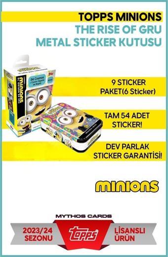 Mythos Cards Minions 2 Gru'Nun Yükselişi - Sticker Metal Kutu - Mor