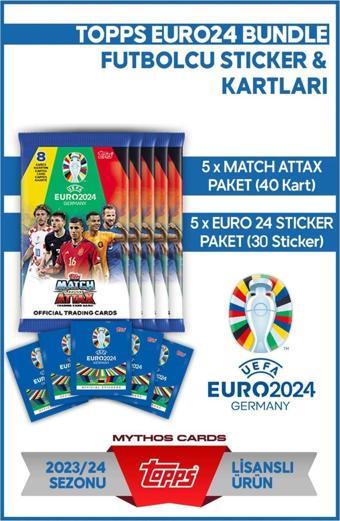 Topps Euro 2024 - Bundle Futbolcu Kart Ve Sticker