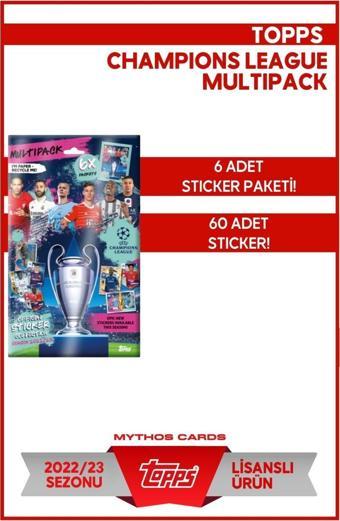 Topps 2022-2023 Uefa Şampiyonlar Ligi Resmi Lisanslı Sticker Koleksiyonu - Multipaket