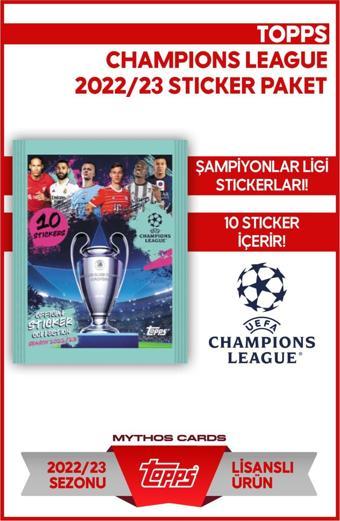 Topps Uefa 2022-2023  Şampiyonlar Ligi Resmi Lisanslı Sticker Koleksiyonu - Paket