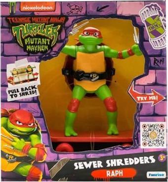 Ninja Turtles TMNT Mutant Mayhem Sewer Shredders Figür TU814001 Raph