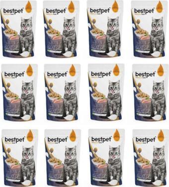 Bestpet Adult Jelly Pouch Tavuklu Kedi Maması 85 gr X 12 Adet