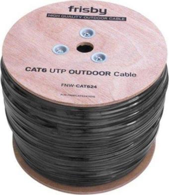 Frisby Fnw-Cat624 305Mt 23Awg 0.58Mm Cat6 Dış Mekan Utp Kablo