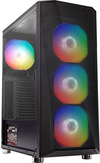 Gameforce Cold 4X120Mm Rainbow Fanlı Oyuncu Bilgisayar Kasası