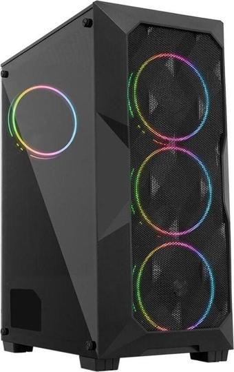 Gameforce Gf-8010 Cold 6X120Mm Rainbow Fanlı Oyuncu Bilgisayar Kasası