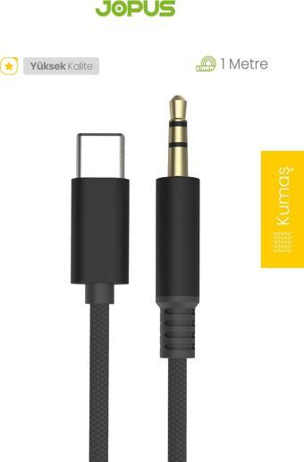 Jopus Universal Type C DAC Aux Dönüştürücü JO-TY07
