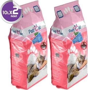 Pati Cat Natural Parfümsüz Doğal Ince Kedi Kumu 10 Lt X2