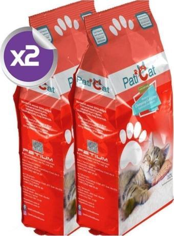 Pati Cat Natural Parfümsüz Doğal Kalın Kedi Kumu 10 Lt X 2