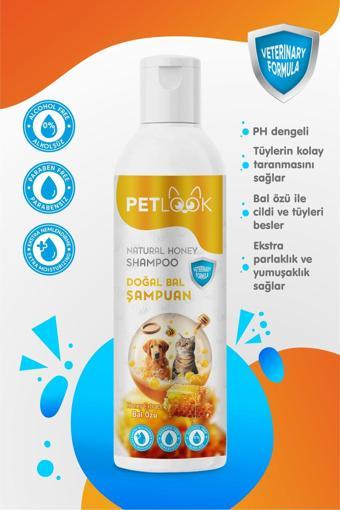 Petlook Köpek Şampuan ve Kedi Şampuan Bal Özlü 250 ml