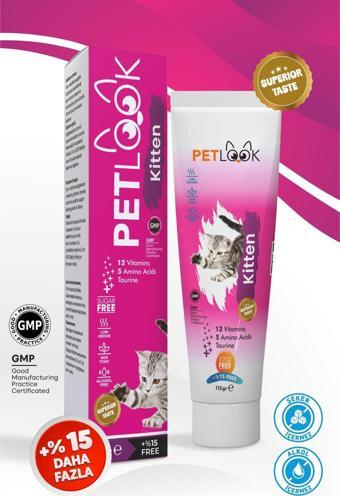 Petlook Yavru Kedi Kitten ve Anne Kedi Maltı Multivitamin 115 GR