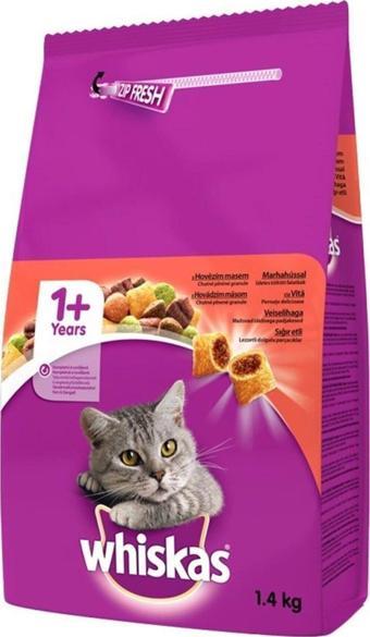 Whiskas Biftekli Kuru Kedi Maması 1,4 Kg Ekspres