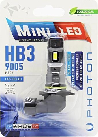 PHOTON MINI HB3 9005 12-24V COMPACT LED (TEKLİ BLİSTER) CP2305 B1
