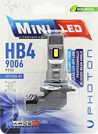 PHOTON MINI HB4 9006 12-24V COMPACT LED (TEKLİ BLİSTER) CP2306 B1