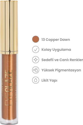 Eye Glaze Liquid Eyeshadow No: 13 Copper Dawn - Likit Göz Farı - 8691190545376