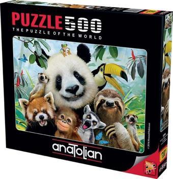 Anatolian 3596 Hayvanat Bahçesi Selfie 500 Parça Puzzle
