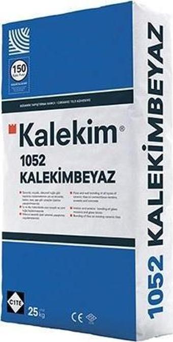 Kalekim 1052 Seramik Yapıştırma Harcı Beyaz 25 Kg