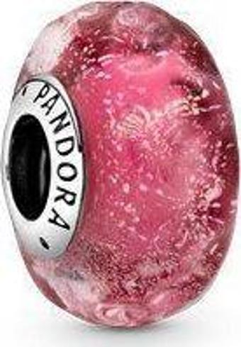 Fantastik Pembe Murano Charm 798872C00