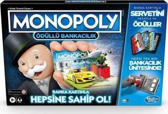 Monopoly Hasbro E8978 Ödüllü Bankacılık Kutu Oyunu