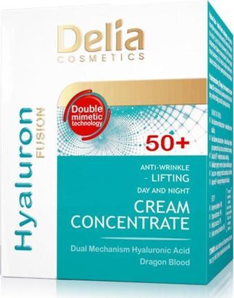 Delia Kırışıklık Karşıtı 50ml Gece ve Gündüz Kremi 50+ Hyaluron