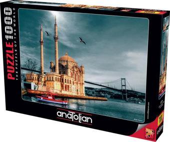 Anatolian 1000 Parçalık Puzzle - Ortaköy Cami Nostalji 3171