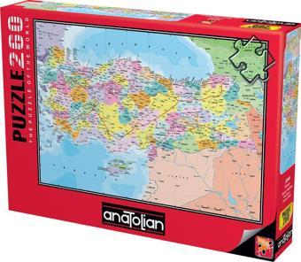 Anatolian 260 Parça XL Puzzle - Türkiye Siyasi Haritası 3269