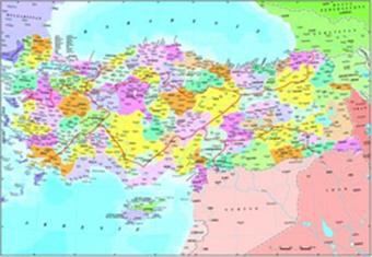 Anatolian 3269 Türkiye Siyasi Haritasi 260 Parça Puzzle