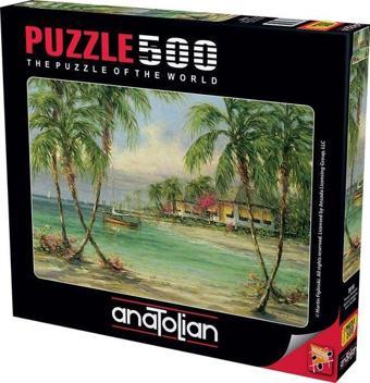 Anatolian 3616 Palmiye Manzarası Barefoot Bungalow 500 Parça Puzzle