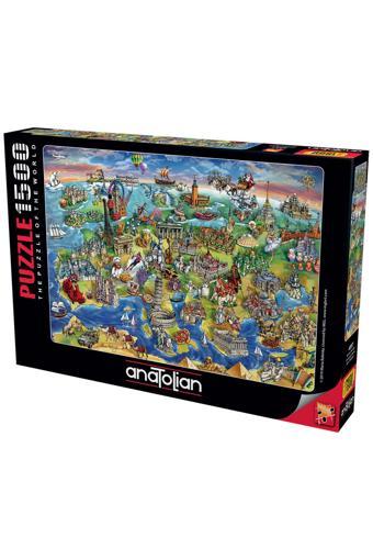 Anatolian 1500 Parçalık Puzzle - Avrupa Haritası 4557