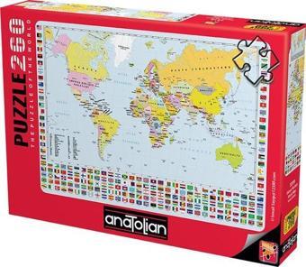 Anatolian 3319 Dünya Siyasi Haritası 260 Parça Puzzle