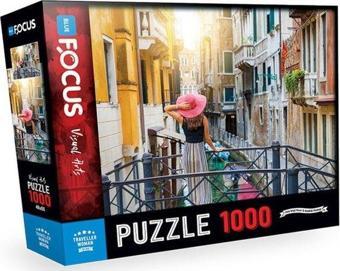 Blue Focus Gezgin Kadın 1000 Parça Puzzle BF289