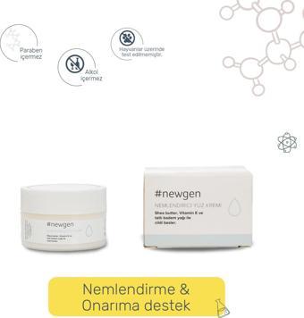 Newgen Vitamin E  & Tüm Ciltlere Uygun Cilt Bakım Nemlendirici Yüz Kremi 40 Ml