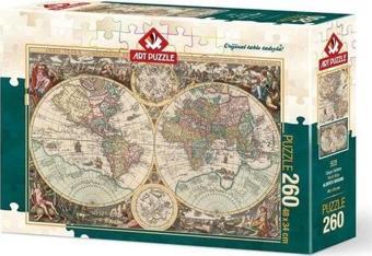 Art Puzzle 4276 Dünya Haritası 260 Parça Puzzle