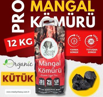 Meaty&Cheesy Ultra Bio Karbon Mangal & Barbekü Kömürü (Kütük) - 12 kg