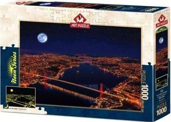 Art Puzzle Üç Köprü Bosphorus 1000 Parça Neon Puzzle 5239