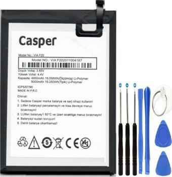 Casper Via F20 Batarya Pil 5000 mAh + Tamir Set