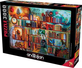 Anatolian 3000 Parçalık Puzzle - Gizemli Kitaplık 4918
