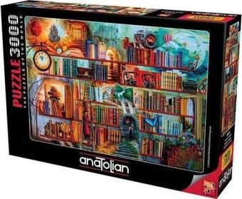 Anatolian 4918 Gizemli Kitaplık 3000 Parça Puzzle