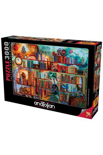 Anatolian 3000 Parçalık Puzzle - Gizemli Kitaplık 4918