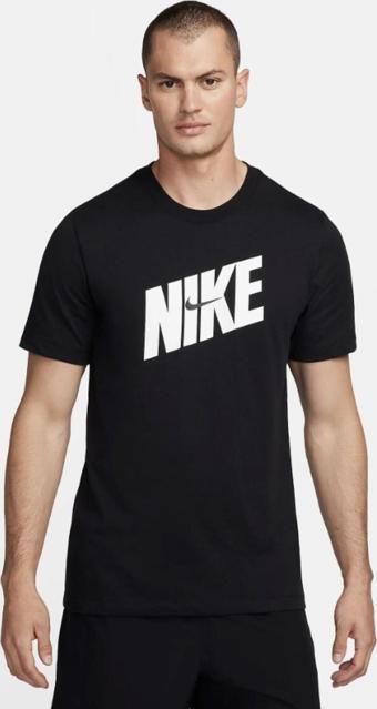 Nike Dri-FIT Fitness Erkek Siyah T-Shirt