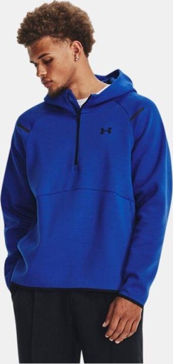 Erkek UA Unstoppable Fleece Kapüşonlu Üst 1379811-400