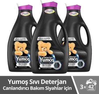 Yumoş Sıvı Deterjan Siyahlar 2520 ml x 3 Adet