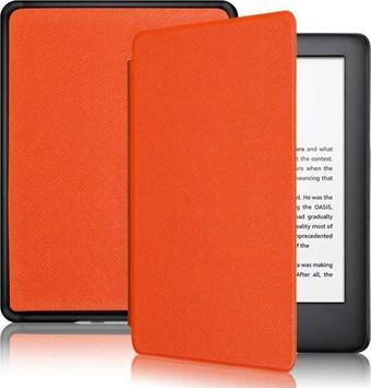 Amazon Kindle Paperwhite 4 - 10. Nesil  2018 Kitap Okuyucu Kılıfı Turuncu