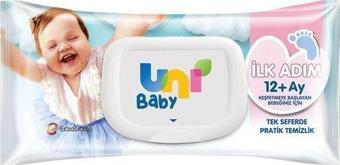 Uni Baby İlk Adım Islak Mendil 12+ Ay 52'li ( 1 Adet )