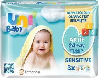 Uni Baby Aktif Sensitive 3x52 Islak Mendil