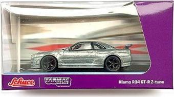 Schuco X Tarmac Works 1/64 Nismo R34 Gt-R Z-Tune Midnight Purple Iıı - Chase