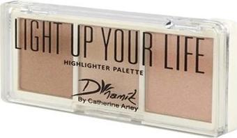 Catherine Arley Dinamik 3 lü Highlighter Paleti 01